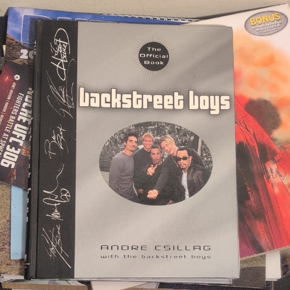 Backstreet Boys : The Official Book (Hardcover) 1st Edition 2000 Y2K Vintage